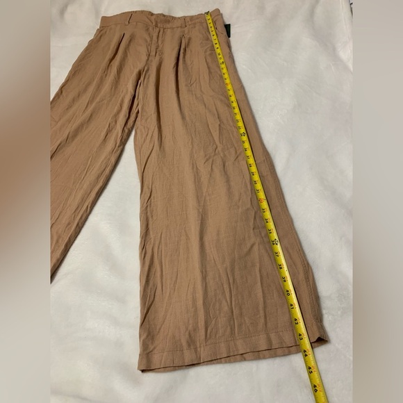 Wild Fable Women's Wide Leg Pants Brown Tan Casual Work Pockets Size L NWT - Picture 7 of 10